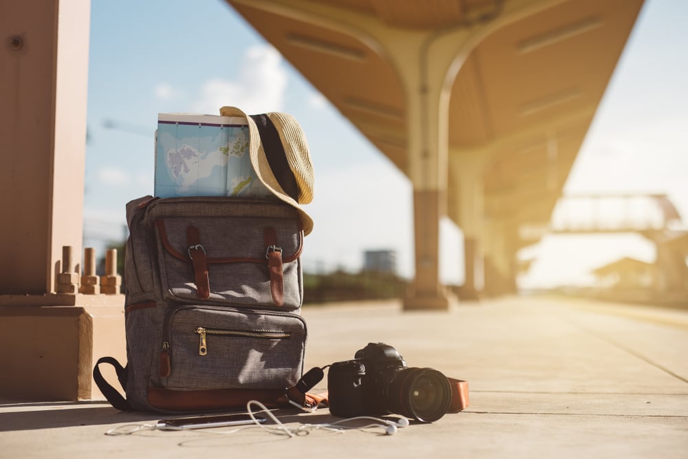mochila de viagem